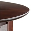 Winsome Fiona Round Transitional Solid Wood Pub Table in Antique Walnut