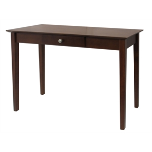Winsome Rochester Transitional Solid Wood Console Table with One Drawer - Walnut