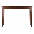 Winsome Rochester Transitional Solid Wood Console Table with One Drawer - Walnut