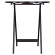 Winsome Skippy 5-Piece Transitional Solid Wood TV Table Set in Espresso