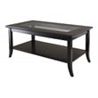 Winsome Genoa Rectangular Transitional Solid Wood Coffee Table in Dark Espresso