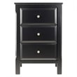 Winsome Timmy Transitional Composite Wood Accent Table in Black