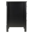 Winsome Timmy Transitional Composite Wood Accent Table in Black