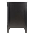 Winsome Timmy Transitional Composite Wood Accent Table in Black