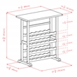 Winsome Vinny 24-Bottle Transitional Solid Wood Wine Rack in Natural