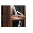 Crafters and Weavers Arts and Crafts Wood Barrister Bookcase in Solid Walnut