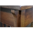 Crafters and Weavers Arts and Crafts 1 Drawer Wood Console Table in Cherry