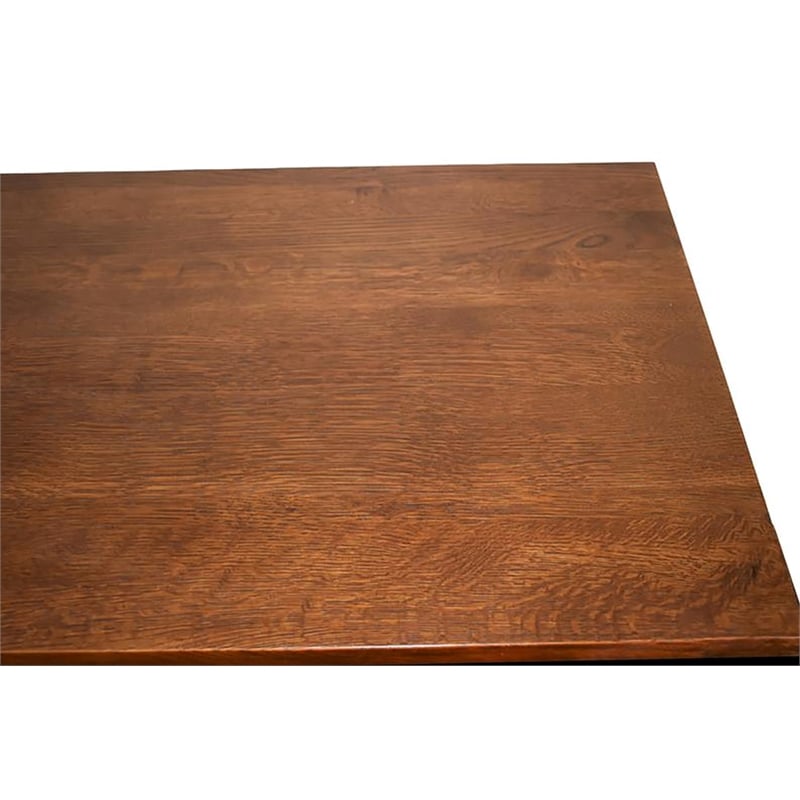 Crafters and Weavers Arts and Crafts Wood Console Cabinet in Cherry
