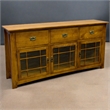 Crafters and Weavers Arts and Crafts Solid Wood Sideboard in Oak