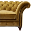 Crafters and Weavers Craftsman Mission Fabric Arm Chair in Green