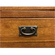 Crafters and Weavers Arts and Crafts 4-Drawer Solid Wood China Cabinet in Cherry
