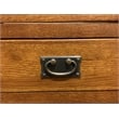 Crafters and Weavers Arts and Crafts 6-Drawer Solid Wood China Cabinet in Cherry