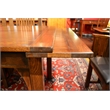 Crafters and Weavers Arts and Crafts Solid Wood Stow Leaf Dining Table in Walnut