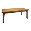 Crafters and Weavers Arts and Crafts Solid Wood Stow Leaf Dining Table in Cherry