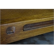 Crafters and Weavers Arts and Crafts 1 Drawer Wood Coffee Table in Cherry