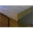 Crafters and Weavers Arts and Crafts 1 Drawer Wood Coffee Table in Cherry