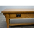 Crafters and Weavers Arts and Crafts Wood Coffee Table in Cherry