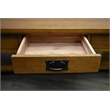 Crafters and Weavers Arts and Crafts Wood Coffee Table in Cherry