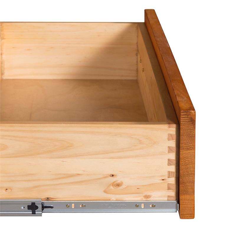 Crafters and Weavers Arts and Crafts Wood TV Stand for TVs up to 72