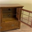 Crafters and Weavers Arts and Crafts Wood TV Stand for TVs up to 72