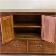 Crafters and Weavers Arts and Crafts Wood TV Stand for TVs up to 72
