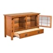 Crafters and Weavers Arts and Crafts Wood TV Stand for TVs up to 48