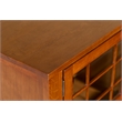 Crafters and Weavers Arts and Crafts Wood TV Stand for TVs up to 48
