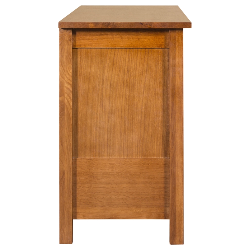 Crafters and Weavers Arts and Crafts Wood TV Stand for TVs up to 48