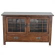 Crafters and Weavers Arts and Crafts Wood TV Stand for TVs up to 48