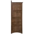 Crafters and Weavers Arts and Crafts 4-Drawer Wood File Cabinet in Walnut