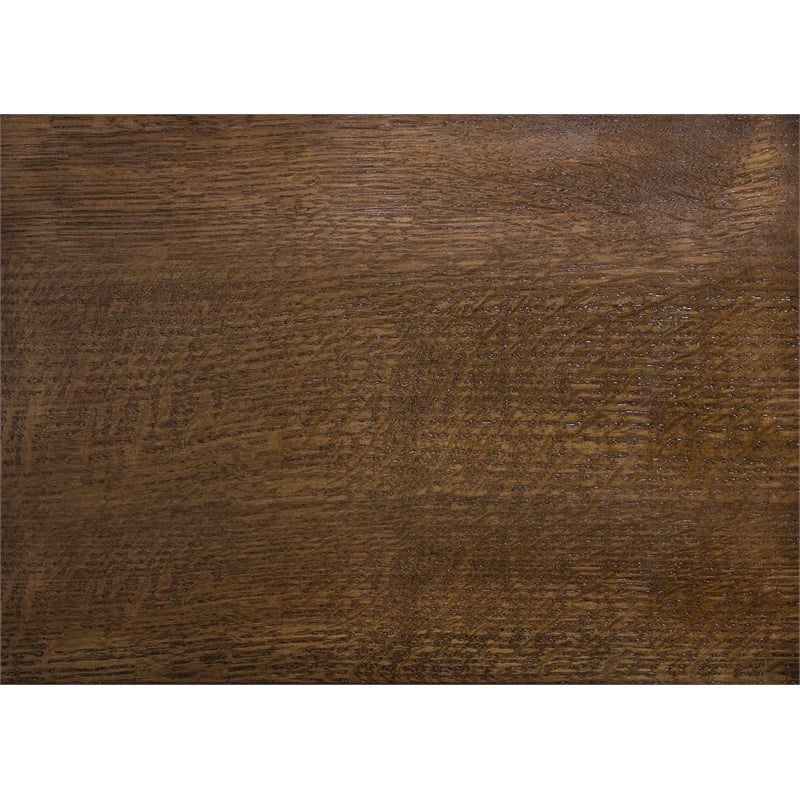 Crafters and Weavers Arts and Crafts 4-Drawer Wood File Cabinet in Walnut