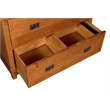 Crafters and Weavers Arts and Crafts 2-Drawer Wood Lateral File Cabinet in Oak