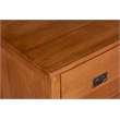 Crafters and Weavers Arts and Crafts 2-Drawer Wood Lateral File Cabinet in Oak