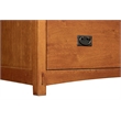 Crafters and Weavers Arts and Crafts 2-Drawer Wood Lateral File Cabinet in Oak