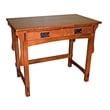 Crafters and Weavers Arts and Crafts Wood Library Table in Cherry