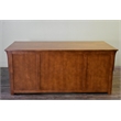 Crafters and Weavers Arts and Crafts Wood Library Desk w/ File Cabinet in Cherry