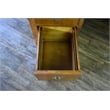 Crafters and Weavers Arts and Crafts Wood Library Desk w/ File Cabinet in Cherry