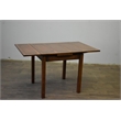 Crafters and Weavers Arts and Crafts Solid Wood Kitchen Table in Walnut