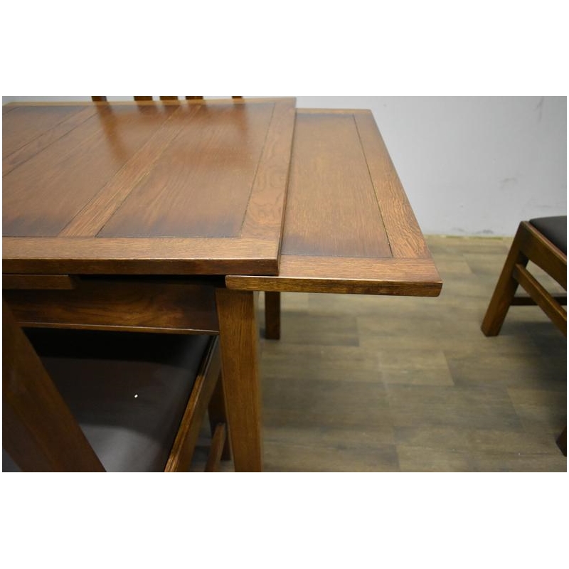 Crafters and Weavers Arts and Crafts Solid Wood Kitchen Table in Solid Cherry