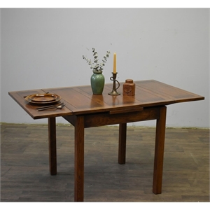 Crafters and Weavers Arts and Crafts Solid Wood Kitchen Table in Solid Cherry