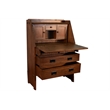 Crafters and Weavers Arts and Crafts Wood Secretary Desk in Brown