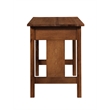 Crafters and Weavers Arts and Crafts Wood Writing Desk in Walnut