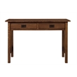 Crafters and Weavers Arts and Crafts Wood Writing Desk in Walnut