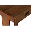Crafters and Weavers Arts and Crafts Wood Writing Desk in Walnut