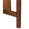 Crafters and Weavers Arts and Crafts Wood Writing Desk in Walnut