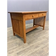 Crafters and Weavers Arts and Crafts Wood Writing Desk in Cherry Oak