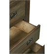 Crafters and Weavers Craftsman Mission 6-Drawer Solid Wood Dresser in Walnut