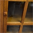 Crafters and Weavers Arts and Crafts Wood Display Bookcase in Cherry