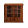 Crafters and Weavers Arts and Crafts Wood 2-Door Bookcase in Cherry