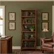 Crafters and Weavers Arts and Crafts Wood Bookcase in Cherry Finish